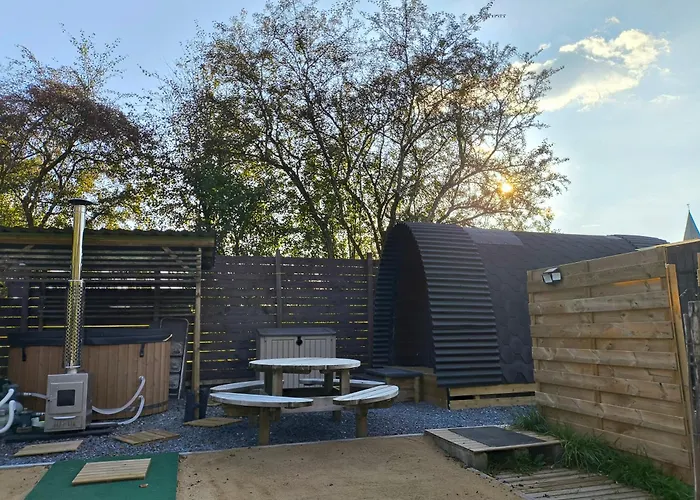 La Du Grand Chene - Insolite, Bain Nordique & Piscine Lodge Gouvy